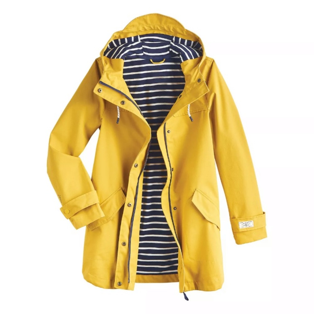 Joules Coast Waterproof Jacket Raincoat 4 yellow